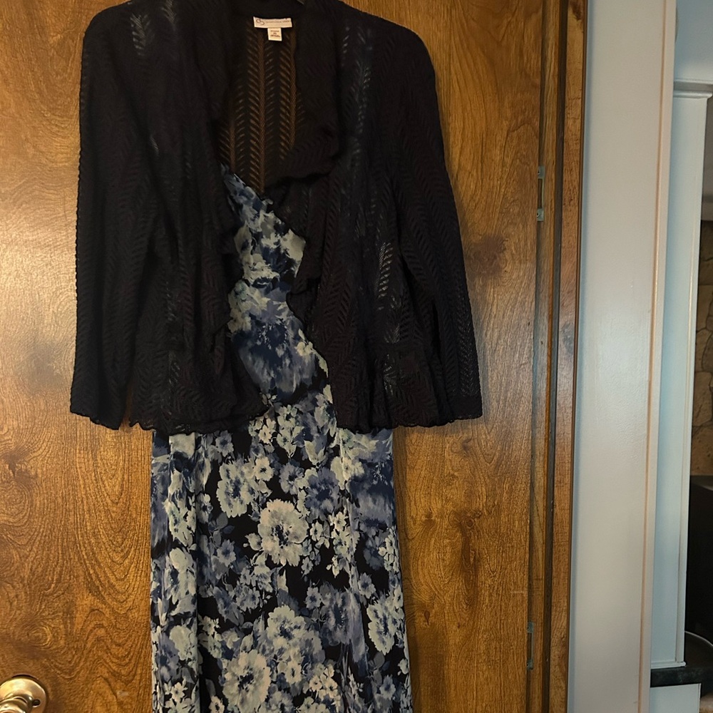 Dress with cover up